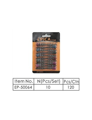 ΣΕΤ ΜΥΤΕΣ ΓΙΑ ΒΙΔΟΛΟΓΟ 10ΤΜΧ EPICA TO-EP-50064