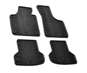 LAMPA - ΠΑΤΑΚΙΑ ΑΥΤΟΚΙΝΗΤΟΥ ΑΠΟ ΛΑΣΤΙΧΟ ΓΙΑ AUDI A3 CABRIO 3D / SPORTBACK 5D 5/2003-10/2012 ΣΕ ΜΑΥΡΟ ΧΡΩΜΑ ME ΚΟΥΜΠΩΜΑΤΑ - 4 ΤΕΜ.