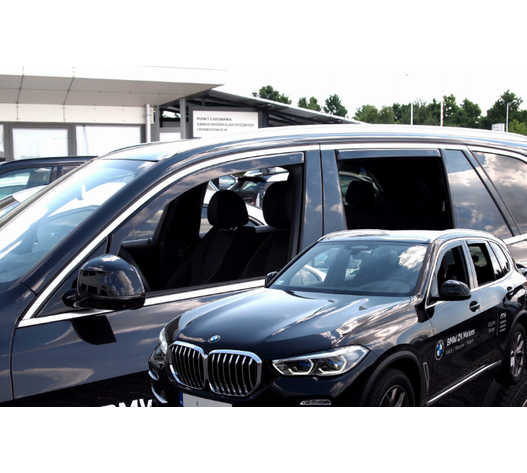 ΑΝΕΜΟΘΡΑΥΣΤΕΣ ΓΙΑ BMW X5 G05 5D 2018+ -ΣΕΤ ΑΥΤΟΚΙΝΗΤΟΥ ΑΠΟ ΕΥΚΑΜΠΤΟ ΦΙΜΕ ΠΛΑΣΤΙΚΟ HEKO - 4 ΤΕΜ.
