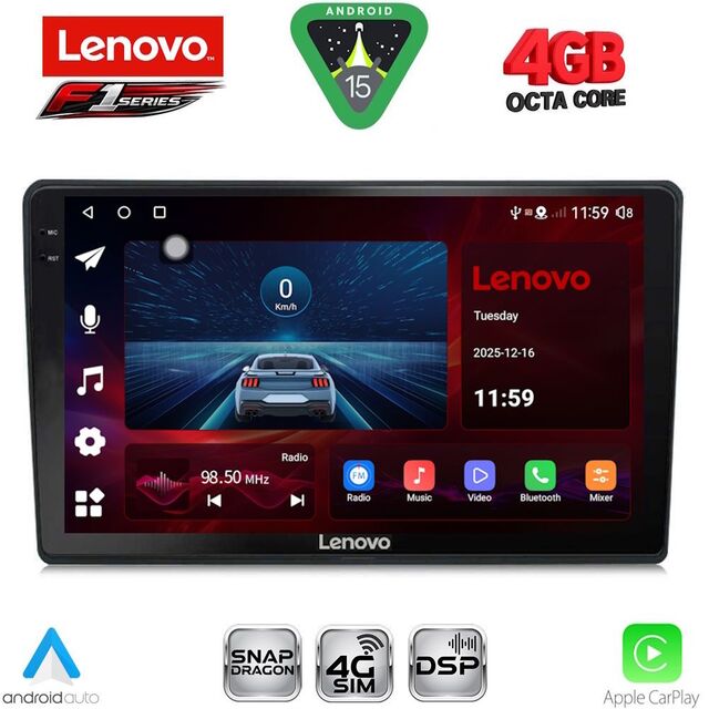 LENOVO SSQ 9699_CPA (10inc) MULTIMEDIA TABLET for TOYOTA AURIS mod. 2013-2015