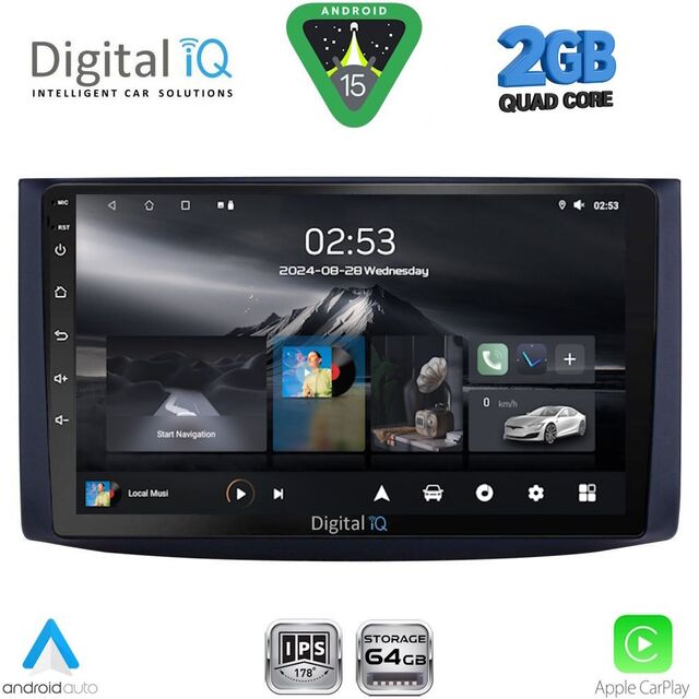 DIGITAL IQ RSD 1072_CPA (9inc) MULTIMEDIA TABLET for CHEVROLET AVEO mod. 2006-2010