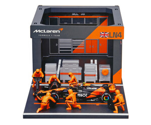 ΜΙΝΙΑΤΟΥΡΕΣ PIT STOP MCLAREN MCL38 NORRIS 1:43 BURAGO LAMPA 1ΤΕΜ.