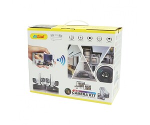 ΣΕΤ ΚΑΤΑΓΡΑΦΗΣ ΜΕ 4 ΚΑΜΕΡΕΣ CCTV CAMERA KIT ANDOWL Q-S4i