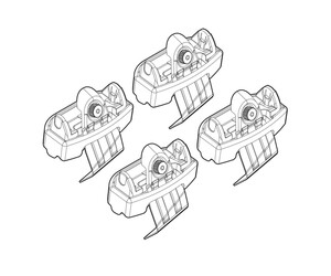 ΑΚΡΑ ΓΙΑ ΜΠΑΡΕΣ NORDRIVE ΓΙΑ VOLVO V40 09/12+ KIT