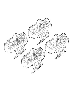 ΑΚΡΑ ΓΙΑ ΜΠΑΡΕΣ NORDRIVE ΓΙΑ VOLVO V40 09/12+ KIT
