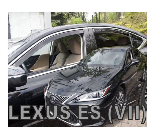 ΑΝΕΜΟΘΡΑΥΣΤΕΣ ΓΙΑ LEXUS ES 4D 2019+ ΣΕΤ ΑΥΤΟΚΙΝΗΤΟΥ ΑΠΟ ΕΥΚΑΜΠΤΟ ΦΙΜΕ ΠΛΑΣΤΙΚΟ HEKO - 4 ΤΕΜ.