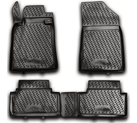 ΠΑΤΑΚΙΑ ΣΕ ΣΚΑΦΗ TPE ΛΑΣΤΙΧΟ ΓΙΑ PEUGEOT 508 SW 4D 03/2011-2018  ΣΕ ΑΝΘΡΑΚΙ ΣΚΟΥΡΟ ΓΚΡΙ ΧΡΩΜΑ NOVLINE - 4 ΤΕΜ.