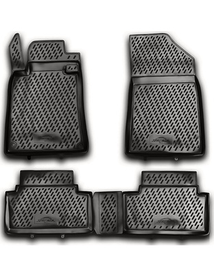 ΠΑΤΑΚΙΑ ΣΕ ΣΚΑΦΗ TPE ΛΑΣΤΙΧΟ ΓΙΑ PEUGEOT 508 SW 4D 03/2011-2018  ΣΕ ΑΝΘΡΑΚΙ ΣΚΟΥΡΟ ΓΚΡΙ ΧΡΩΜΑ NOVLINE - 4 ΤΕΜ.