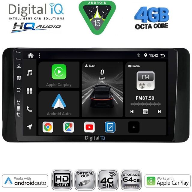 DIGITAL IQ BXK 19778_CPAA (10inc) MULTIMEDIA TABLET for TOYOTA LAND CRUISER LC300 mod. 2023-2026
