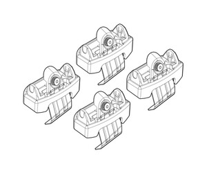 ΑΚΡΑ ΓΙΑ ΜΠΑΡΕΣ NORDRIVE ΓΙΑ HONDA JAZZ 09/15+ KIT