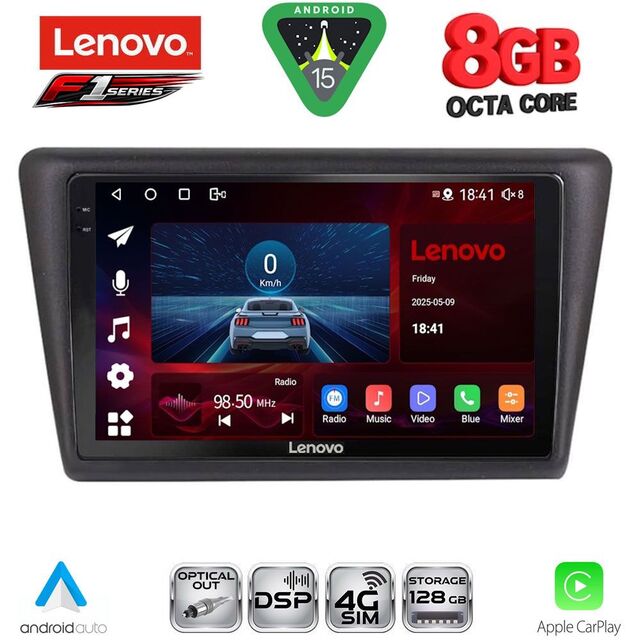 LENOVO SSR 10600_CPA (9inc) MULTIMEDIA TABLET for SKODA RAPID SPACEBACK mod. 2014-2019