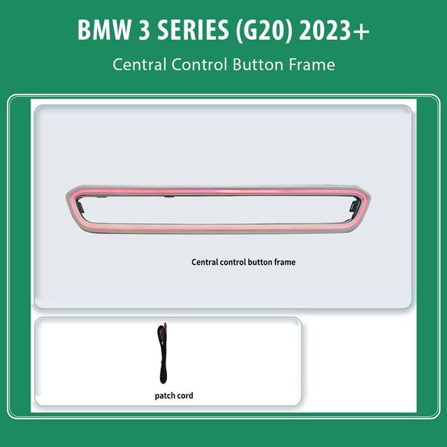 DIQ AMBIENT BMW S.3 (G20) FRAME (Digital iQ Co-Pilot Trim for BMW Series 3 mod. 2023+ FACELIFT, Buttons Frame)