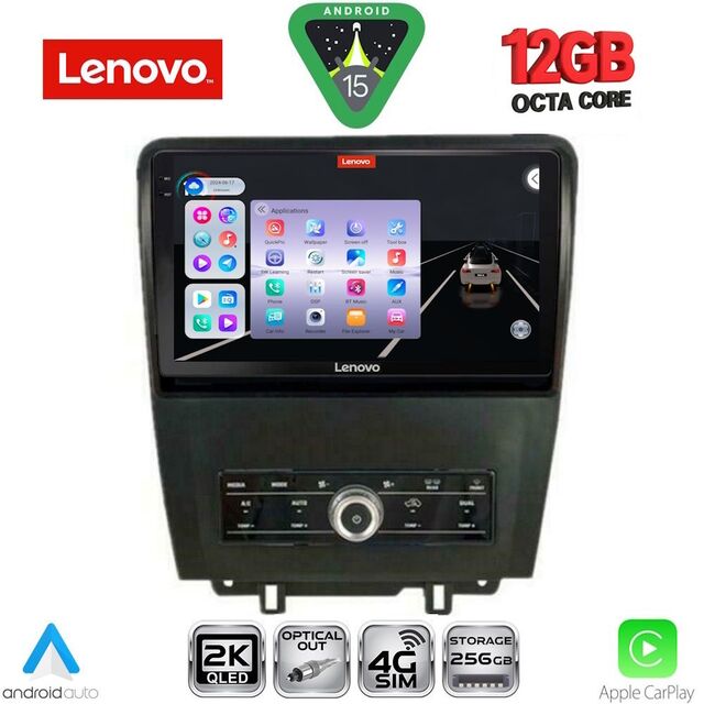 LENOVO SSZ 12165_CPA (10inc) MULTIMEDIA TABLET for FORD MUSTANG mod. 2010-2015