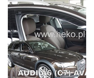 ΑΝΕΜΟΘΡΑΥΣΤΕΣ ΓΙΑ AUDI A6 / C7 4D/5D SEDAN 2011-2018 ΖΕΥΓΑΡΙ ΑΠΟ ΕΥΚΑΜΠΤΟ ΦΙΜΕ ΠΛΑΣΤΙΚΟ HEKO - 2 ΤΕΜ.