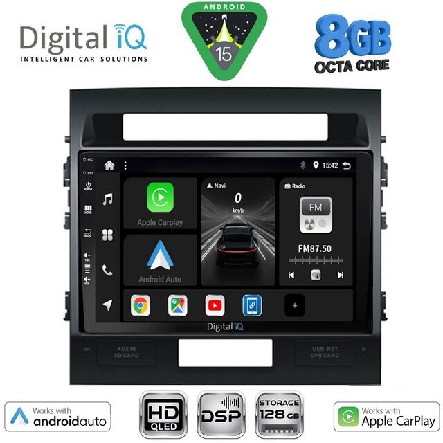 DIGITAL IQ BXF 18724_CPAA (10inc) MULTIMEDIA TABLET for TOYOTA LANDCRUISER mod. 2008-2015