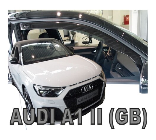 ΑΝΕΜΟΘΡΑΥΣΤΕΣ ΓΙΑ AUDI A1 5D 2018-2021 ΖΕΥΓΑΡΙ ΑΠΟ ΕΥΚΑΜΠΤΟ ΦΙΜΕ ΠΛΑΣΤΙΚΟ HEKO - 2 ΤΕΜ.