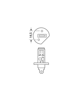 H1 BLU-XE 12V/100W 62.5mm 4.150Κ