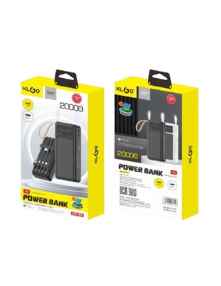 KLGO ΗΛΙΑΚΟ POWER BANK 20.000mAh ΜΕ 2 ΘΥΡΕΣ USB-A KP-96