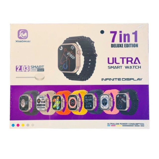 7 ΣΕ 1 SMARTWATCH ΜΕ ΠΑΛΜΟΓΡΑΦΟ 2.03 49ΜΜ HL-06328