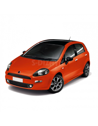 ΧΕΡΟΥΛΙΑ ΠΟΡΤΑΣ ΓΙΑ FIAT GRANDE PUNTO HB 5D 2006+  ΧΡΩΜΙΟ ΜΕΤΑΛΛΙΚΑ ΜΕ ΛΟΥΚΙ 2ΠΟΡΤΕΣ 4ΤΕΜ