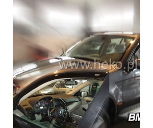 ΑΝΕΜΟΘΡΑΥΣΤΕΣ ΓΙΑ BMW X5 5D E53 1999-2006 / SSANGYONG CEO 2001+ ΖΕΥΓΑΡΙ ΑΠΟ ΕΥΚΑΜΠΤΟ ΦΙΜΕ ΠΛΑΣΤΙΚΟ HEKO - 2 ΤΕΜ.