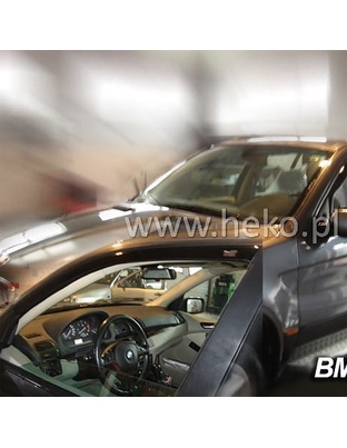 ΑΝΕΜΟΘΡΑΥΣΤΕΣ ΓΙΑ BMW X5 5D E53 1999-2006 / SSANGYONG CEO 2001+ ΖΕΥΓΑΡΙ ΑΠΟ ΕΥΚΑΜΠΤΟ ΦΙΜΕ ΠΛΑΣΤΙΚΟ HEKO - 2 ΤΕΜ.