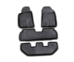 ΠΑΤΑΚΙΑ ΣΕ ΣΚΑΦΗ TPE ΛΑΣΤΙΧΟ ΓΙΑ TOYOTA COROLLA VERSO 2004-2009  ΣΕ ΜΑΥΡΟ ΧΡΩΜΑ NOVLINE - 4 ΤΕΜ.