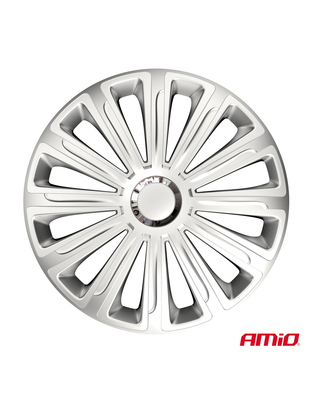 Amio – Τάσια Τροχών 14" Trend RC Ασημί για Αναβάθμιση Εμφάνισης & Καθημερινή Χρήση – Σετ 4 Τεμ. (6896/AM)