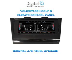 DIGITAL IQ CCP 746_CP (6.9") (PQ) CLIMATE CONTROL PANEL for VW GOLF 6 mod. 2008-2013