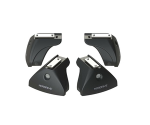 ΣΤΑΝΤΑΡ ΠΟΔΙ ΜΕ ΚΑΠΑΚΙΑ ΚΑΙ ΚΛΕΙΔΑΡΙΑ  EVOS LP LOW PROFILE (111x 70mm ) ΧΑΜΗΛΟ ΠΡΟΦΙΛ NORDRIVE - 4 ΤΕΜ.