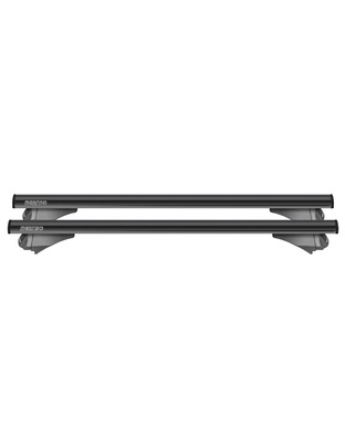 MENABO ΜΠΑΡΕΣ ΟΡΟΦΗΣ ΑΛΟΥΜΙΝΙΟΥ LEOPARD XL BLACK 135 cm ΣΕ ΜΑΥΡΟ ΧΡΩΜΑ ΓΙΑ Volvo XC90 5 doors 2014> ME FLUSH RAILS - 2 ΤΕΜ. (12360/MB)