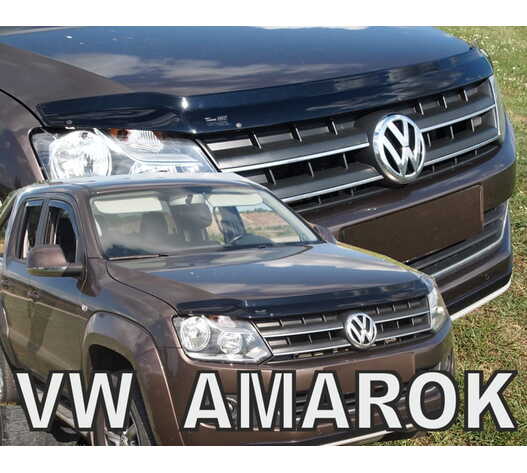 ΑΝΕΜΟΘΡΑΥΣΤΗΣ ΚΑΠΩ ΑΥΤΟΚΙΝΗΤΟΥ ΓΙΑ VW AMAROK 2009+ ΑΠΟ ΕΥΚΑΜΠΤΟ ΦΙΜΕ ΠΛΑΣΤΙΚΟ HEKO - 1 ΤΕΜ.