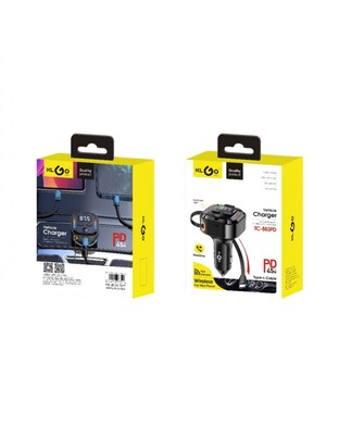 KLGO ΦΟΡΤΙΣΤΗΣ ΑΥΤΟΚΙΝΗΤΟΥ 45W ΜΕ ΚΑΛΩΔΙΟ TYPE-C TC-883PD