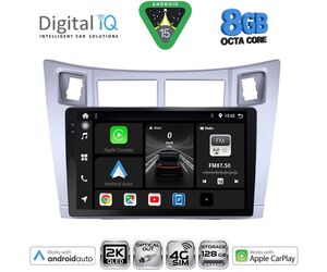 DIGITAL IQ BXK 20736SL_CPAA (9inc) MULTIMEDIA TABLET for TOYOTA YARIS mod. 2006-2011 (SILVER)