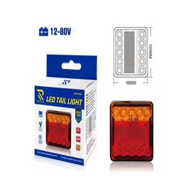RCHANG ΠΙΣΩ ΦΑΝΑΡΙ LED 12-80V W15661