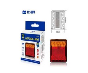RCHANG ΠΙΣΩ ΦΑΝΑΡΙ LED 12-80V W15661