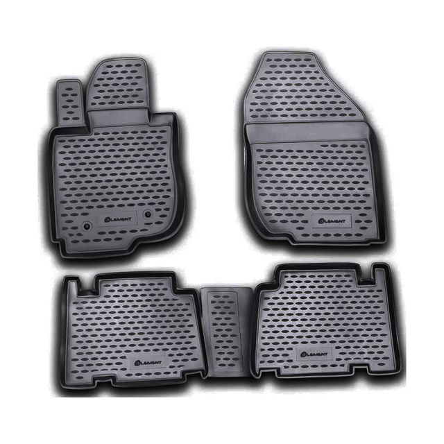 ΠΑΤΑΚΙΑ ΣΕ ΣΚΑΦΗ TPE ΛΑΣΤΙΧΟ ΓΙΑ TOYOTA RAV4 ΜΑΚΡΥ 2006+  ΣΕ ΜΑΥΡΟ ΧΡΩΜΑ NOVLINE - 4 ΤΕΜ.