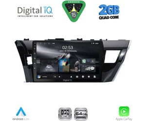 DIGITAL IQ RSD 1714SM_CPA (10inc) MULTIMEDIA TABLET for TOYOTA COROLLA mod. 2013-2016