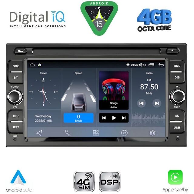 DIGITAL IQ BLG 401_CPA (7″ DECK) MULTIMEDIA OEM for NISSAN ALL mod. 2005-2020