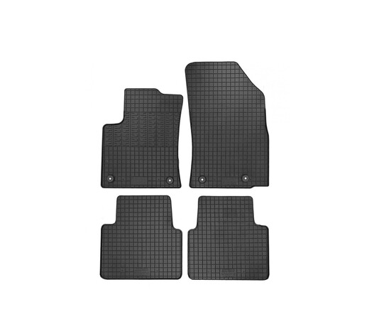 Cik - ΠΑΤΑΚΙΑ ΑΥΤΟΚΙΝΗΤΟΥ ΑΠΟ ΛΑΣΤΙΧΟ ΓΙΑ CITROEN C3 AIRCROSS 2017+ / OPEL CROSSLAND X 2017+ ΣΕ ΜΑΥΡΟ ΧΡΩΜΑ ΜΕ ΚΟΥΜΠΩΜΑΤΑ - 4 ΤΕΜ. (RM.CI.0023/CK)
