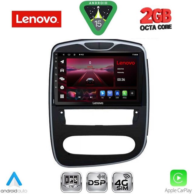 LENOVO LVF 5545_CPA (10inc) MULTIMEDIA TABLET for RENAULT CLIO mod. 2016-2019