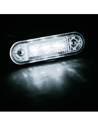 ΦΩΣ ΟΓΚΟΥ 3LED ΛΕΥΚΟ SMD 12/24V 85mm LAMPA - 20ΤΕΜ.