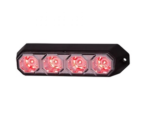 ΦΩΣ ΠΡΟΕΙΔΟΠΟΙΗΣΗΣ 12/24V HOR78 6W 4LED 143x35mm ΚΟΚΚΙΝΟ