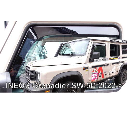Heko - Ανεμοθραύστες Παραθύρων Για Ineos Grenadier Station Wagon 2022 > 5πορτο υλικό Acrylic Χρώμα Φιμέ - 2 τεμ. (ΑΝΕΜ.10702)