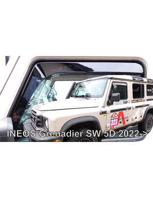 Heko - Ανεμοθραύστες Παραθύρων Για Ineos Grenadier Station Wagon 2022 > 5πορτο υλικό Acrylic Χρώμα Φιμέ - 2 τεμ. (ΑΝΕΜ.10702)