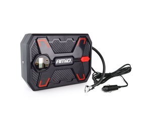 Amio - ΚΟΜΠΡΕΣΕΡ ΑΕΡΑ ΕΛΑΣΤΙΚΩΝ ΨΗΦΙΑΚΟ 12V 150psi 10bar ΜΕ LED ΦΑΚΟ ΚΑΙ ΚΑΛΩΔΙΟ 300cm – 1 ΤΕΜ. (02384/AM)
