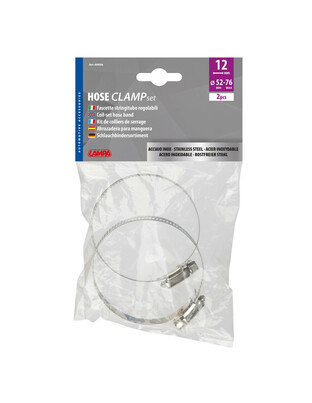 ΚΟΛΙΕΔΕΣ ΣΦΙΓΚΤΗΡΕΣ ΥΨΟΥΣ 12mm & ΔΙΑΜΕΤΡΟΥ 52>76mm ΑΠΟ ΑΝΟΞΕΙΔΩΤΟ ΑΤΣΑΛΙ 2 ΤΕΜ.