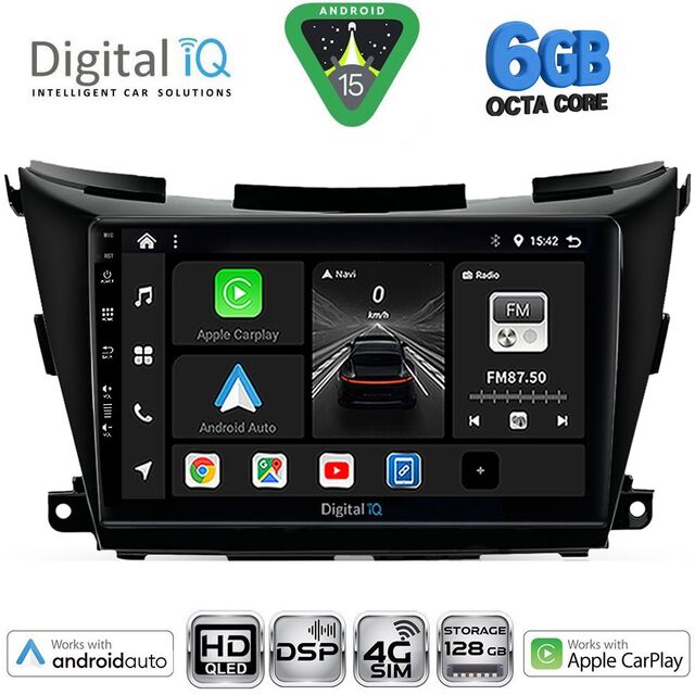 DIGITAL IQ BXF 17462B_CPAA (9inc) MULTIMEDIA TABLET for NISSAN MURANO mod. 2017-2025