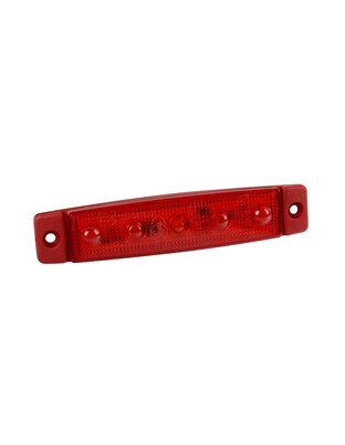 ΦΩΣ ΟΓΚΟΥ 12/24V 5xSMD LED ΚΟΚΚΙΝΟ 96x20mm ΜΕ ΕΓΚΡΙΣΗ ΤΥΠΟΥ R7/R10  LAMPA - 1 TEM.
