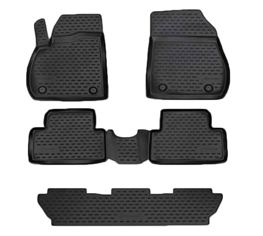 ΠΑΤΑΚΙΑ ΣΕ ΣΚΑΦΗ TPE ΛΑΣΤΙΧΟ ΓΙΑ OPEL ZAFIRA C (5ΘΕΣΙΟ) 5D 2012+   ΣΕ ΜΑΥΡΟ ΧΡΩΜΑ NOVLINE - 5 ΤΕΜ.